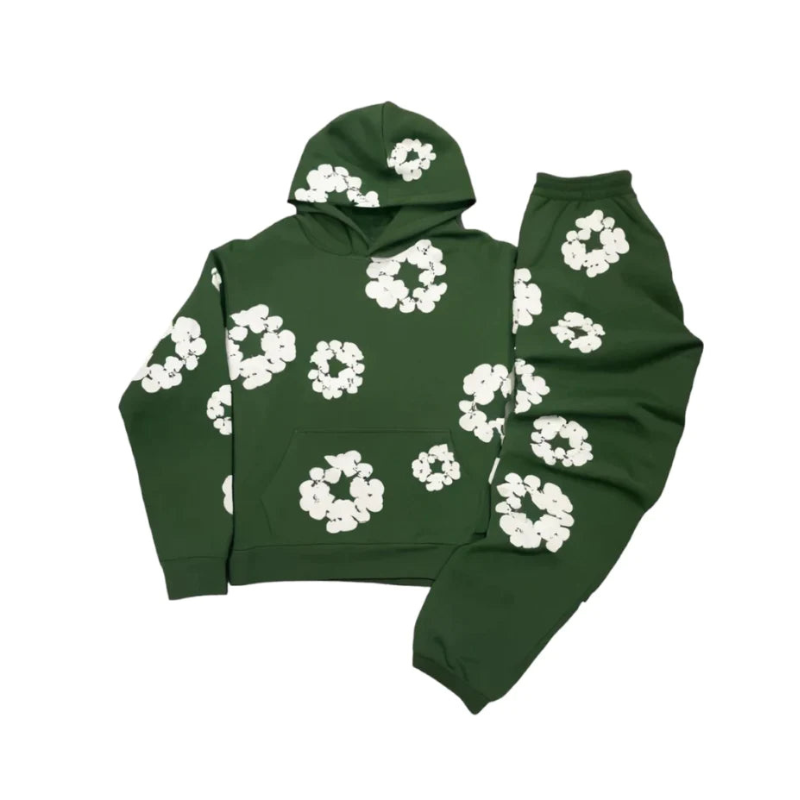 Floral Hoodie And Jogger Set