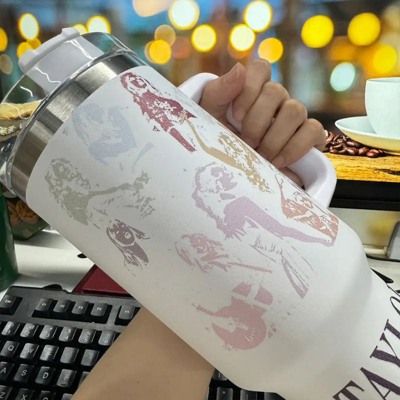 40 Oz Celeb Printed Insulated Tumbler
