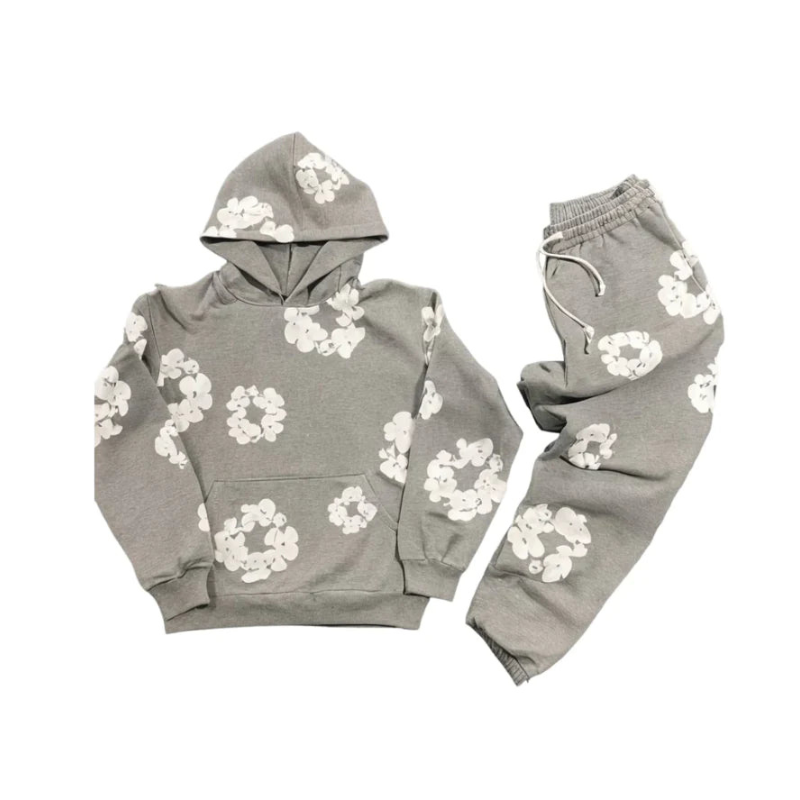 Floral Hoodie And Jogger Set