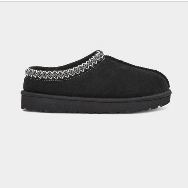 Solid Colored Cozy Slipon Shoes