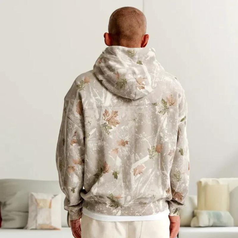Camo Leaf Printed Hoodies