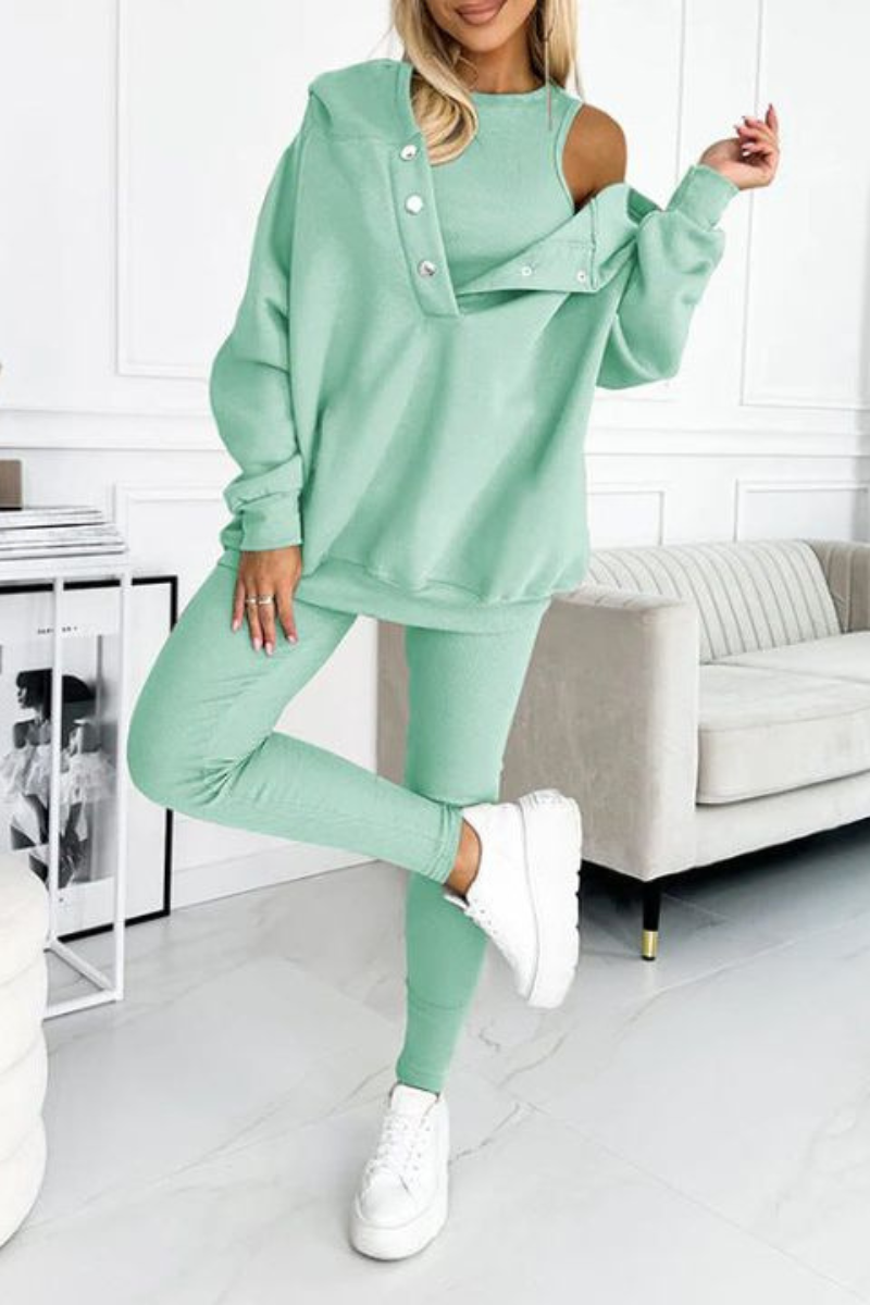 Cozy 3 Piece Matching Hoodie Set