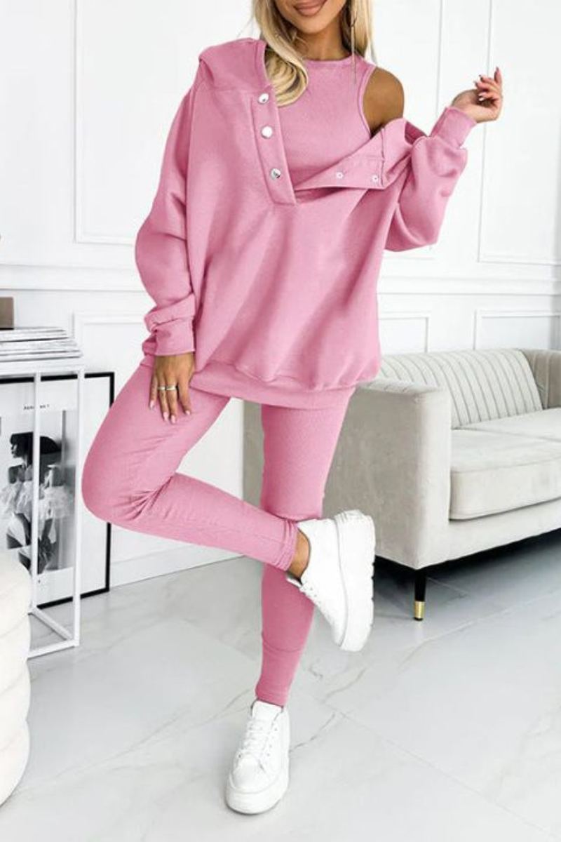 Cozy 3 Piece Matching Hoodie Set