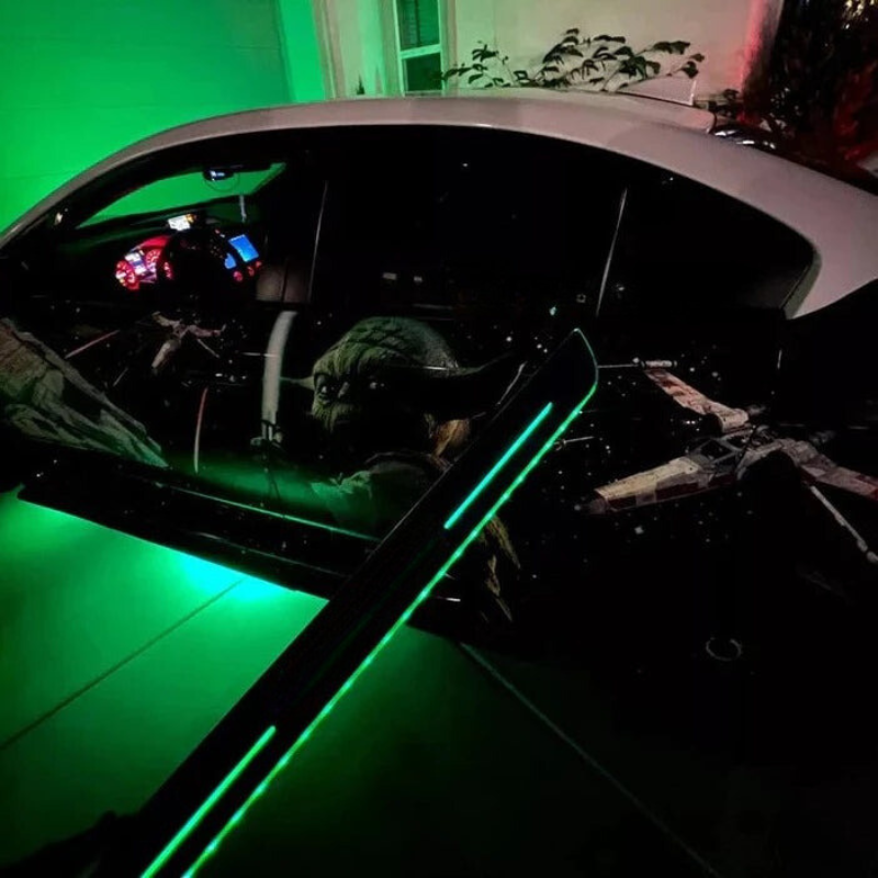 Custom Glow Enhanced Car Door Sill Lights