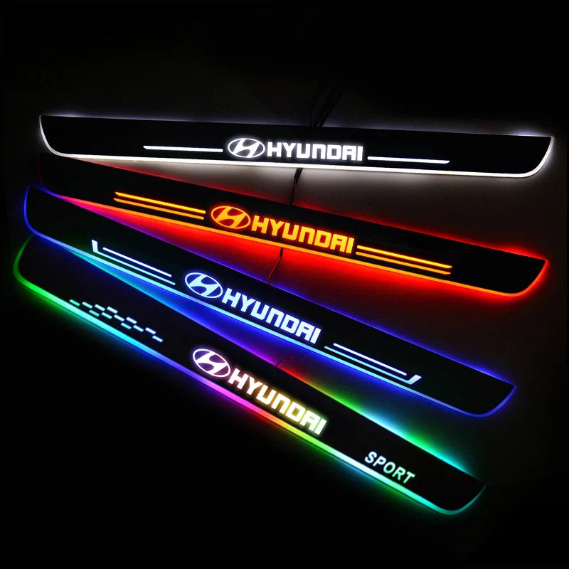 Custom Glow Enhanced Car Door Sill Lights