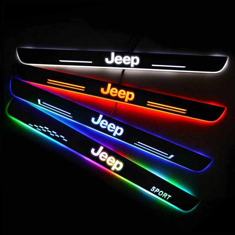 Custom Glow Enhanced Car Door Sill Lights