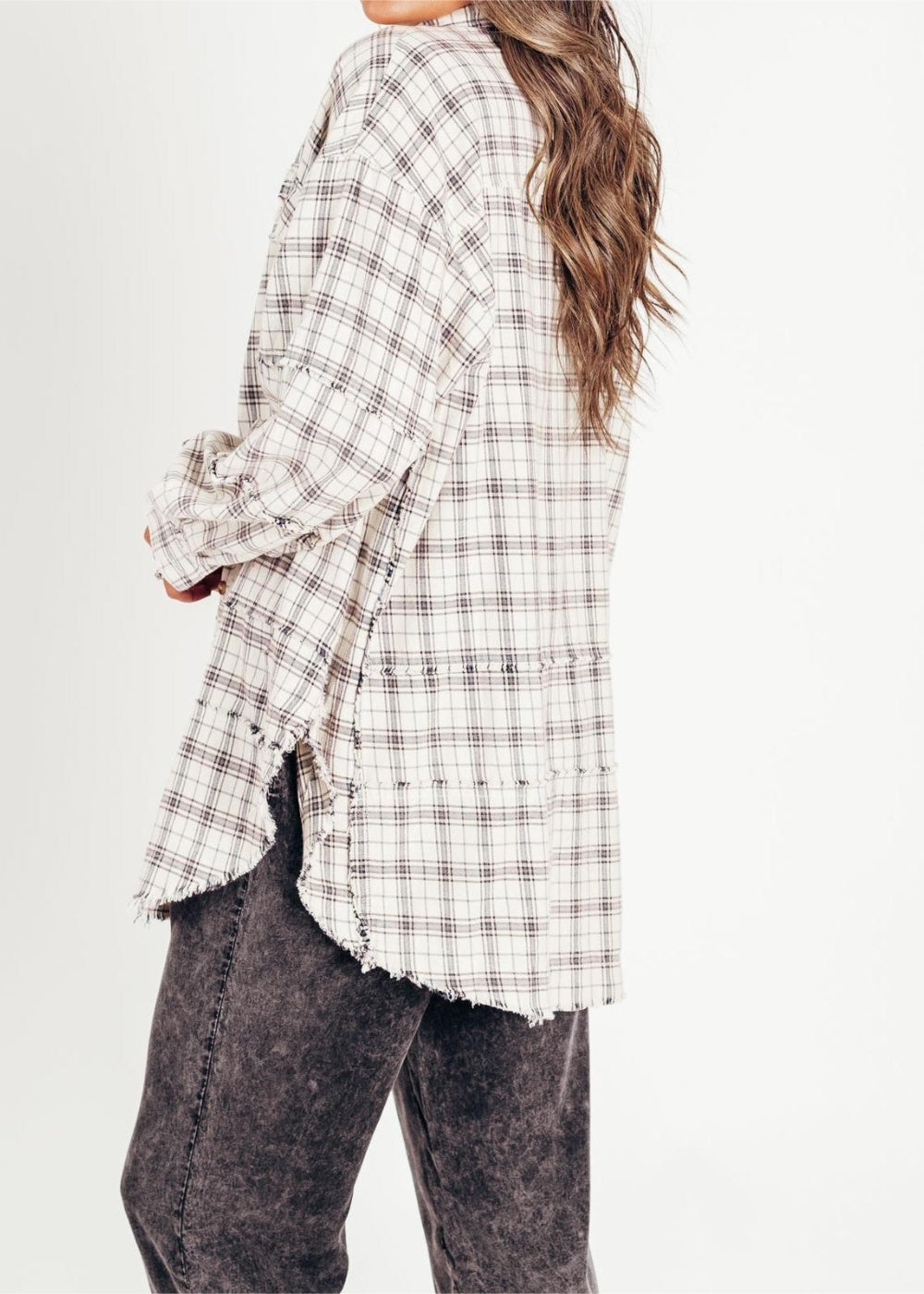 Cozy Layering Flannel Shirt Jacket