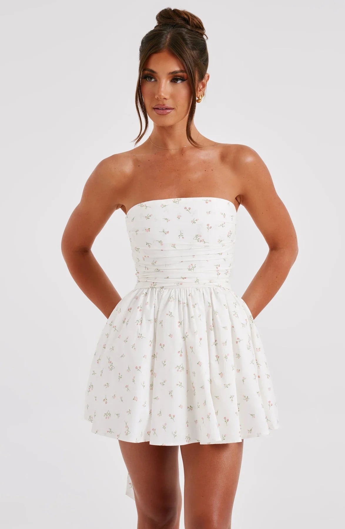 Corset Bow Detail Summer Dress