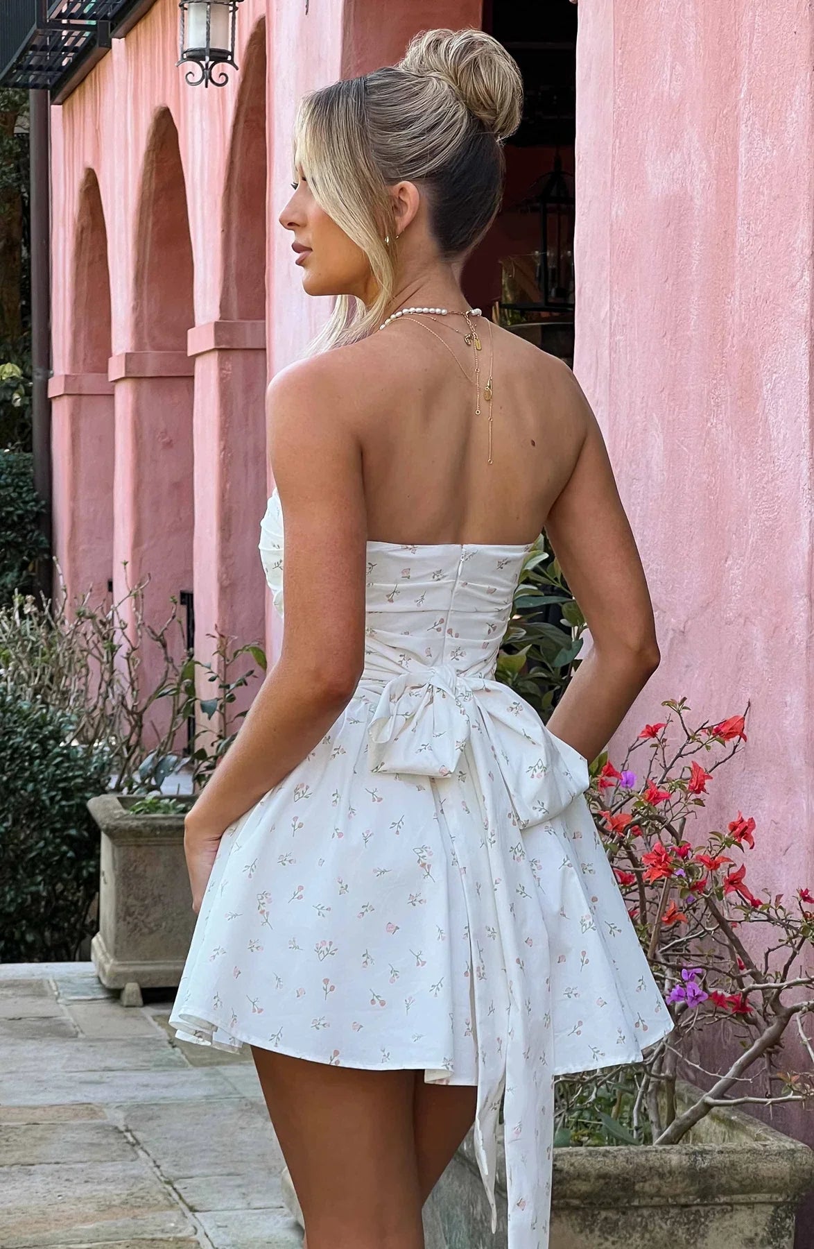 Corset Bow Detail Summer Dress