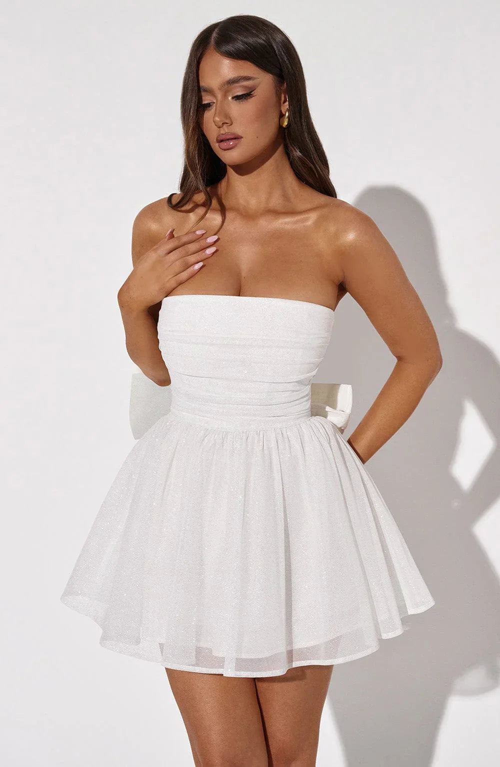 Corset Bow Detail Summer Dress