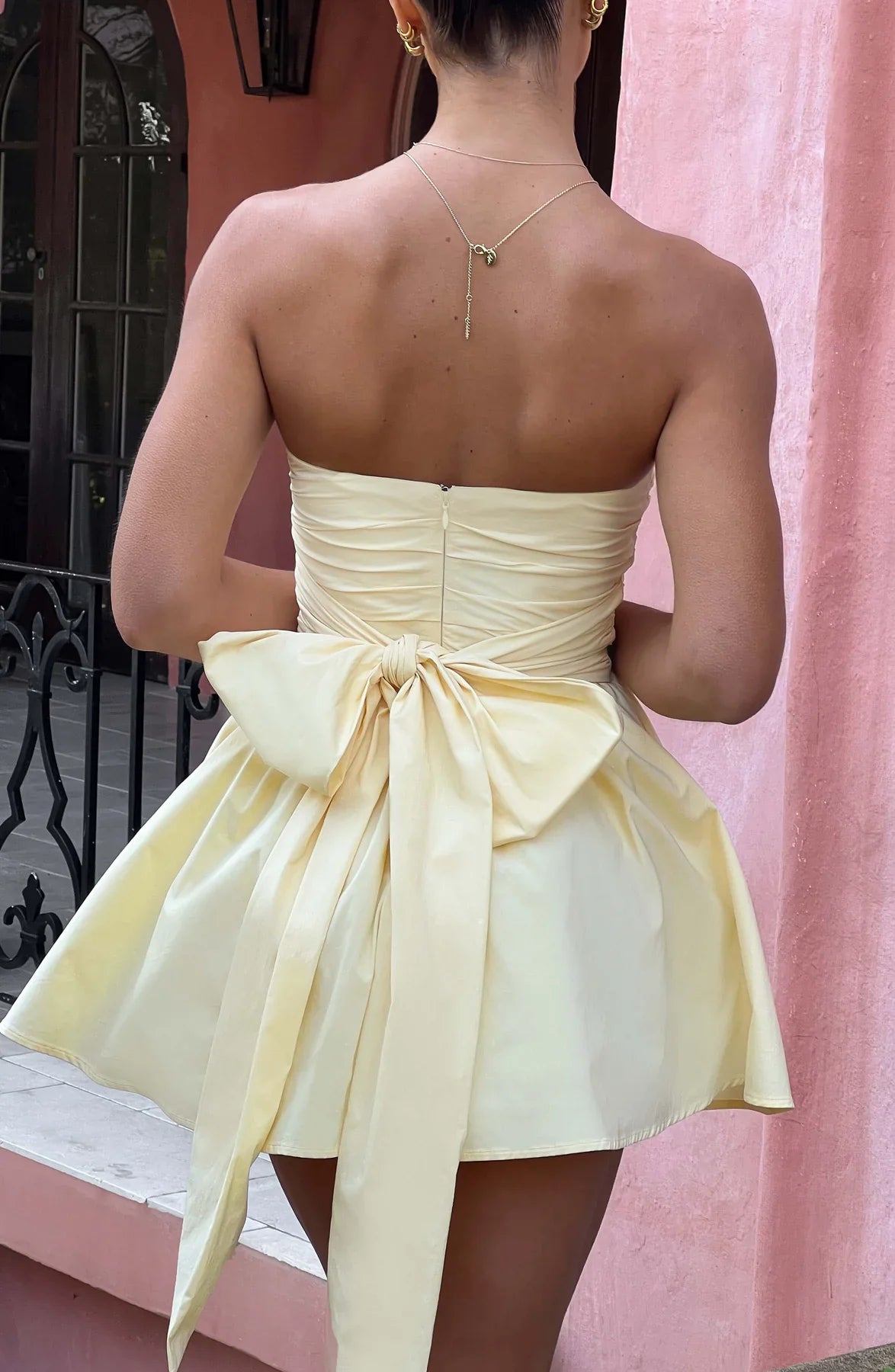 Corset Bow Detail Summer Dress