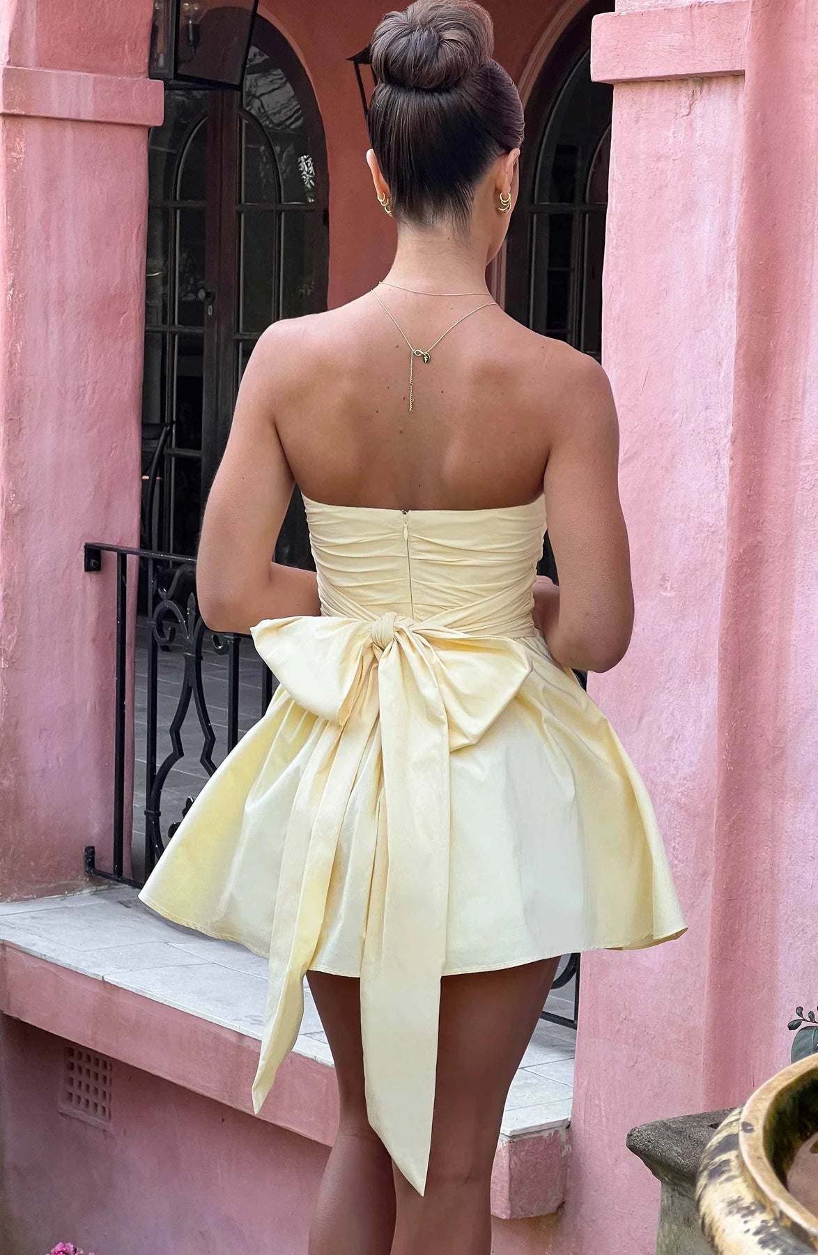 Corset Bow Detail Summer Dress