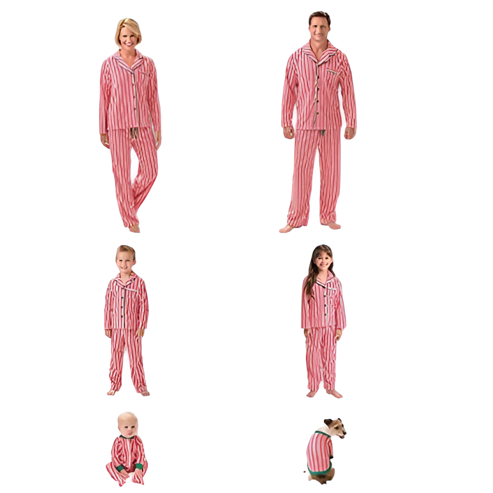 Festive Classical Pajamas For Families