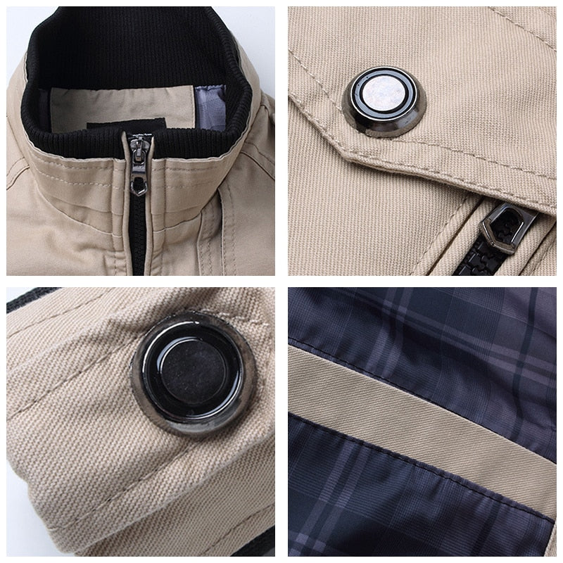 Casual Windbreaker Bomber Jacket
