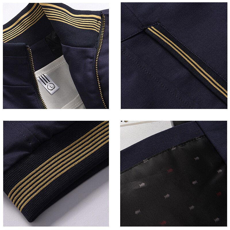Stylish Casual Thin Slim Baseball Men Jackets
