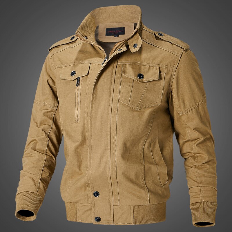 Winter Cotton Windbreaker Pilot Coat Jacket