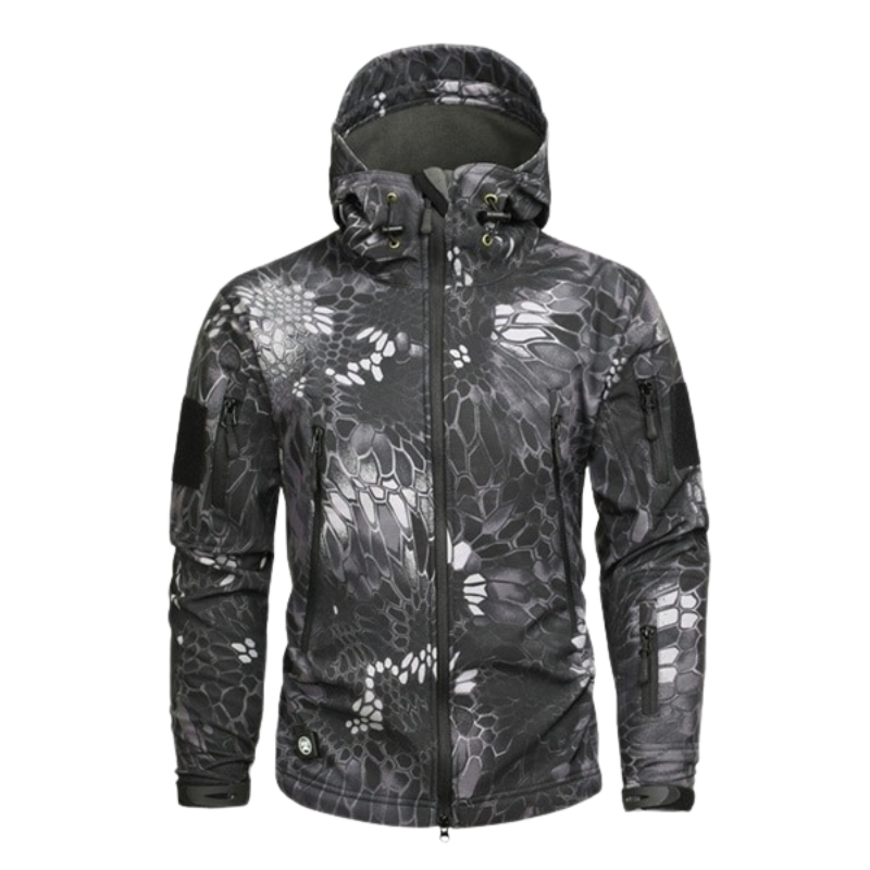 Men's Military Camouflage Fleece Jacket