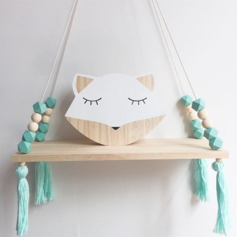 Shelf Rack Wall Hanging Wood