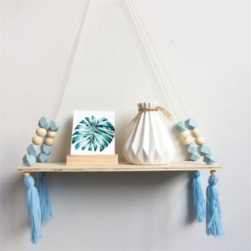 Shelf Rack Wall Hanging Wood