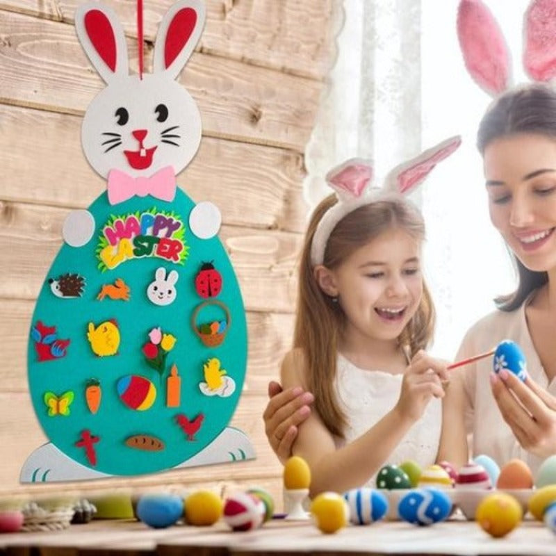 DIY Easter Felt Bunny Set