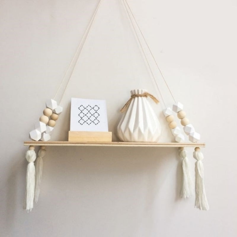 Shelf Rack Wall Hanging Wood