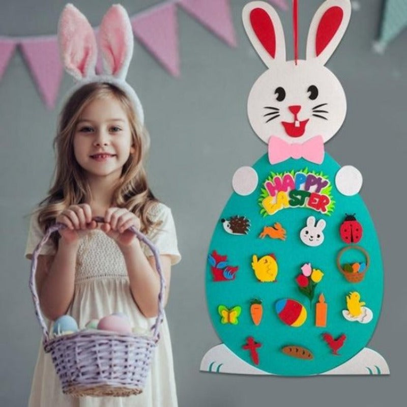 DIY Easter Felt Bunny Set