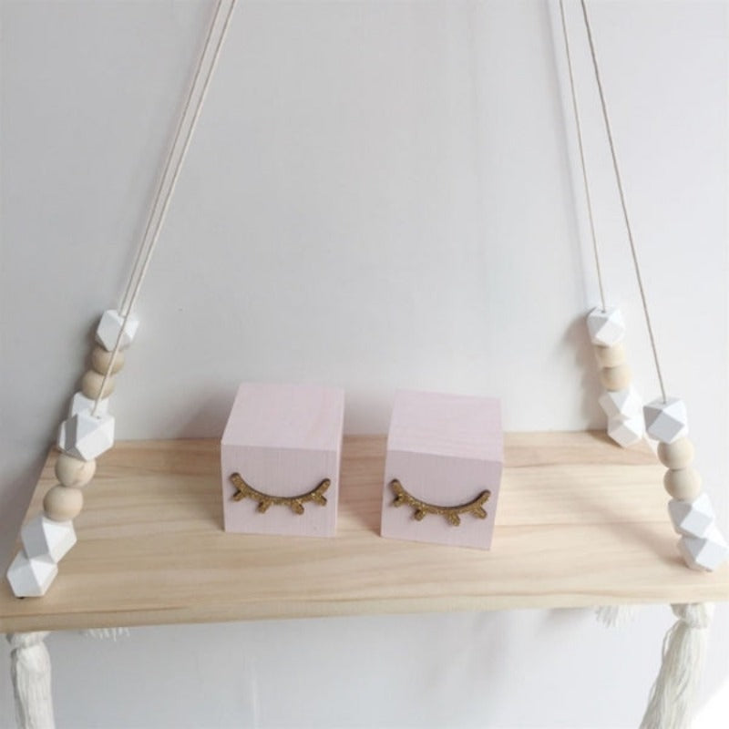Shelf Rack Wall Hanging Wood