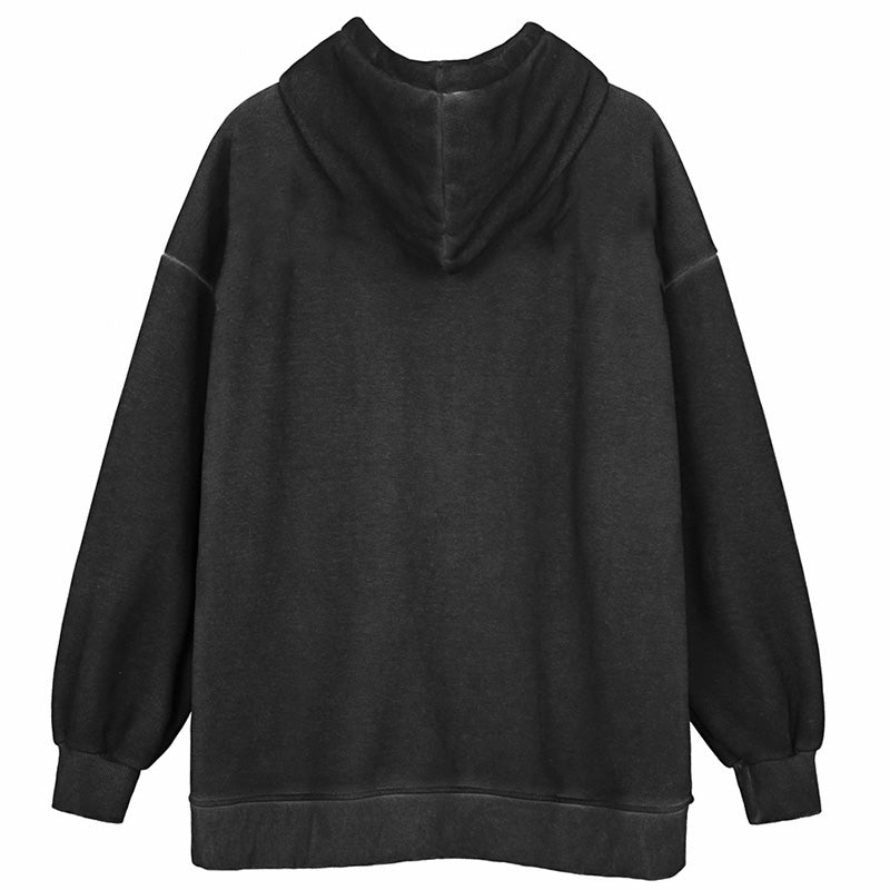 New Sport Loose Drawstring Hoodie