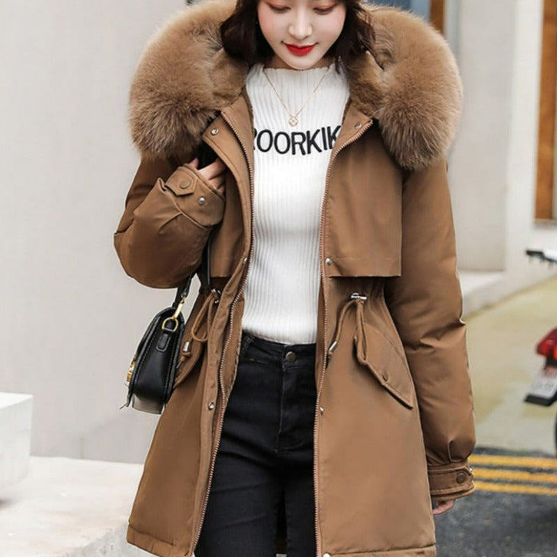 Women's Fur Collar Thick Jacket