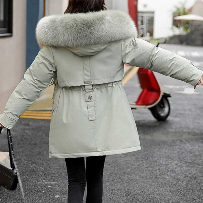 Women's Fur Collar Thick Jacket