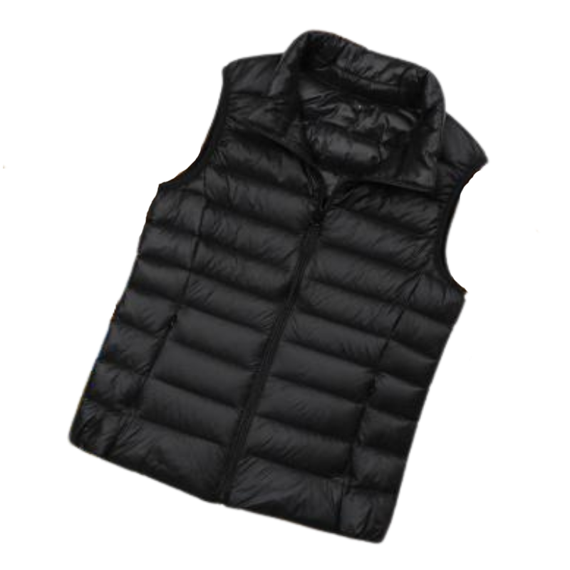 Women's Ultra Light Down Vest Sleeveless Padded Jacket