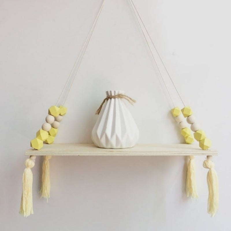 Shelf Rack Wall Hanging Wood