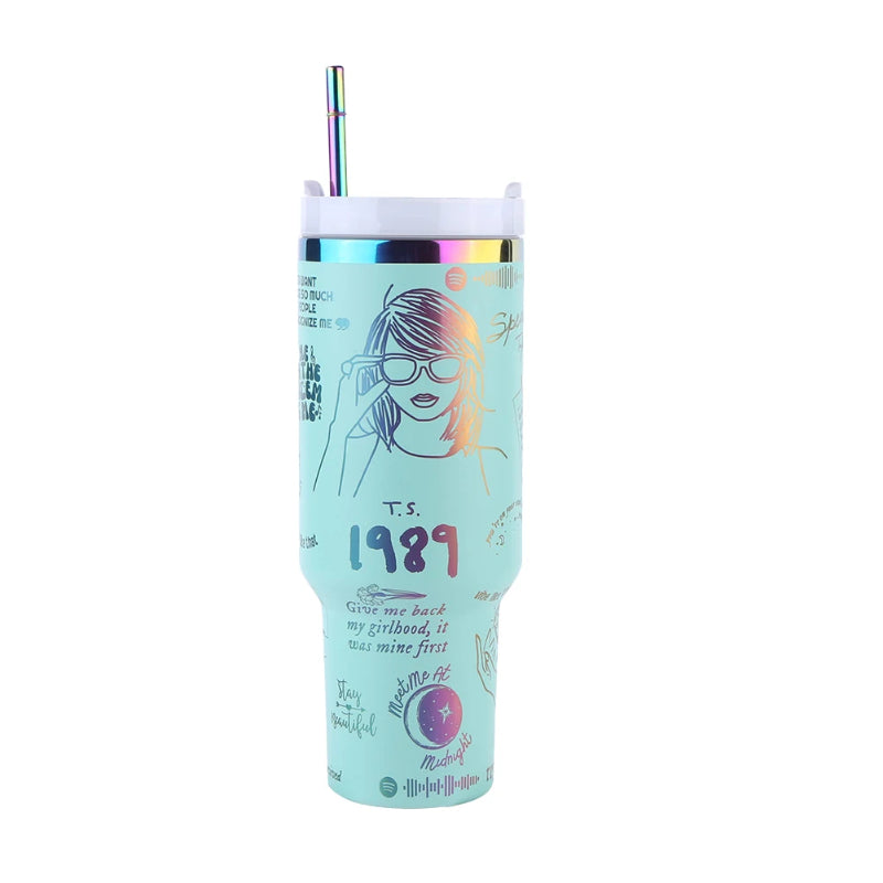 40 Oz Celeb Printed Insulated Tumbler