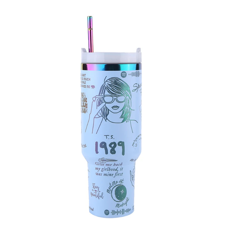 40 Oz Celeb Printed Insulated Tumbler