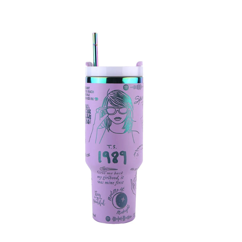 40 Oz Celeb Printed Insulated Tumbler