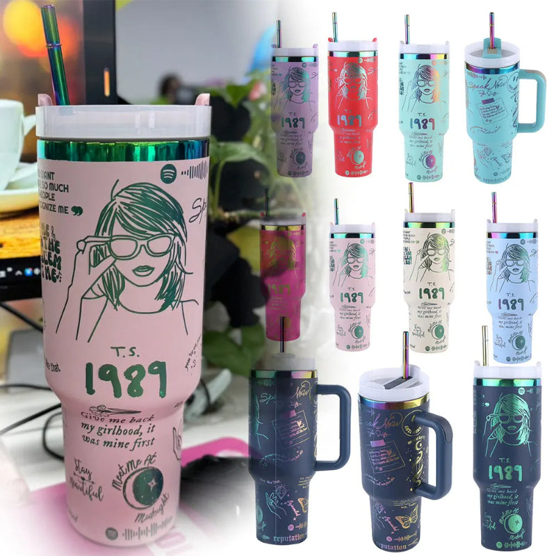 40 Oz Celeb Printed Insulated Tumbler