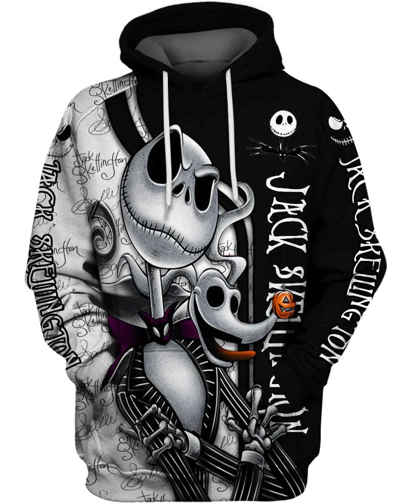 Cartoon Character Printed Oversized Hoodie