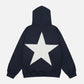Double Star Graphics Pullover Hoodie