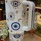Crystal Patterned 40oz Tumbler With Handle