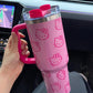 40 Oz Tumbler With Hello Kitty Design