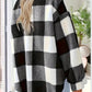 Comfy Plaid Pattern Jacket