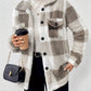 Comfy Plaid Pattern Jacket