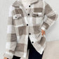 Comfy Plaid Pattern Jacket
