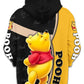 Zip Up Hoodie With Winnie The Pooh Print
