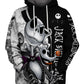 Cartoon Character Printed Oversized Hoodie