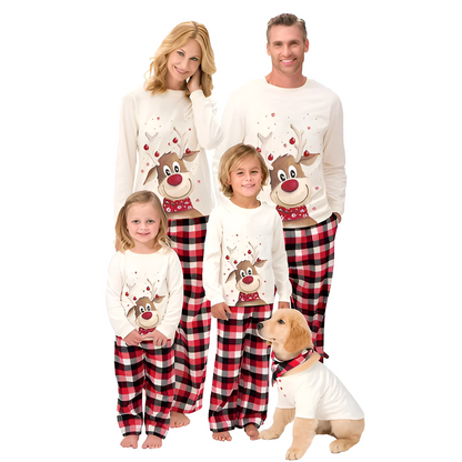 Matching Family Deer Printed Pajamas Sets