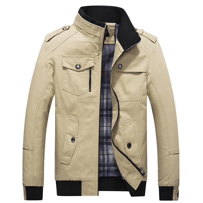 Men's Casual Windbreaker Jacket Coat
