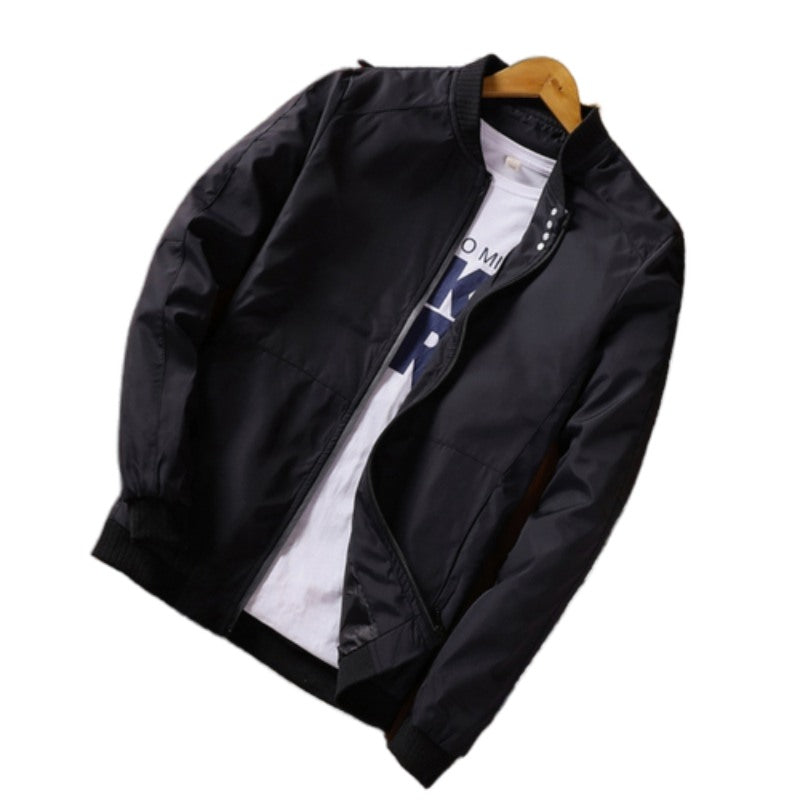 Thin Slim Baseball Zipper Jacket