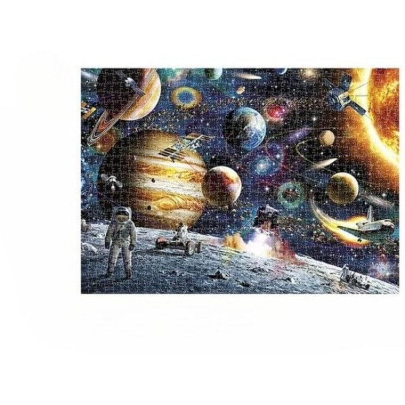 1000-Piece Jigsaw Space Traveler Puzzle