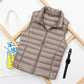 Women's Ultra Light Down Vest Sleeveless Padded Jacket
